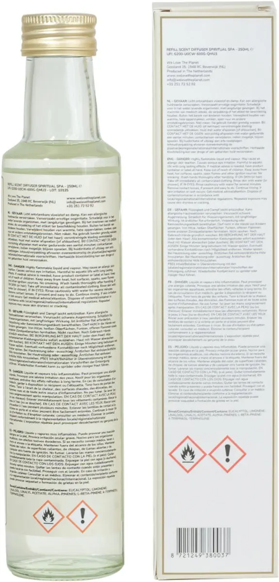We Love The Planet Scent Diffuser Refill 250ml