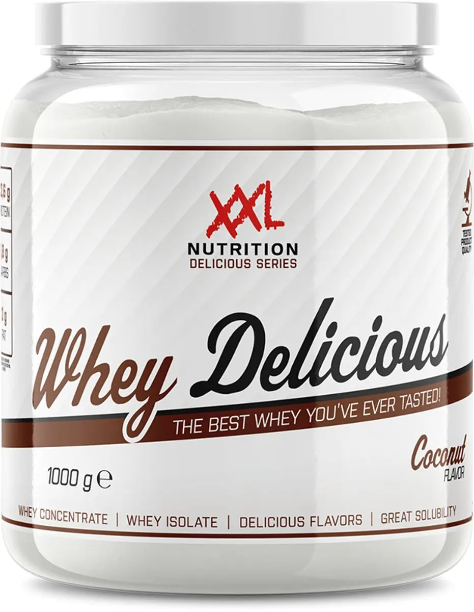 XXL Nutrition Whey Delicious Kokos Eiwitpoeder 1000g
