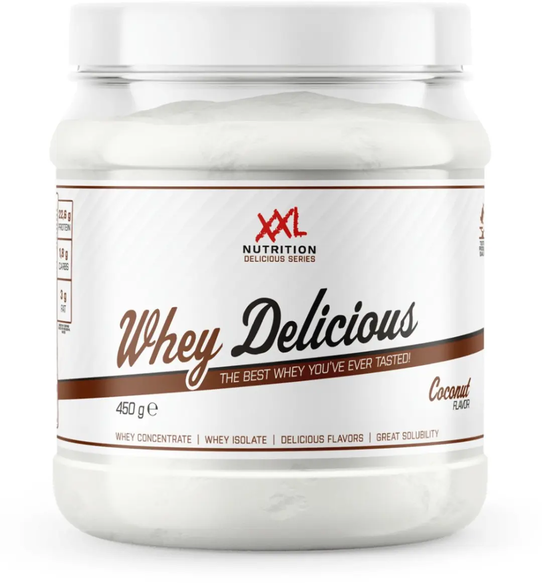 XXL Nutrition Whey Delicious Kokos Eiwitpoeder 450g