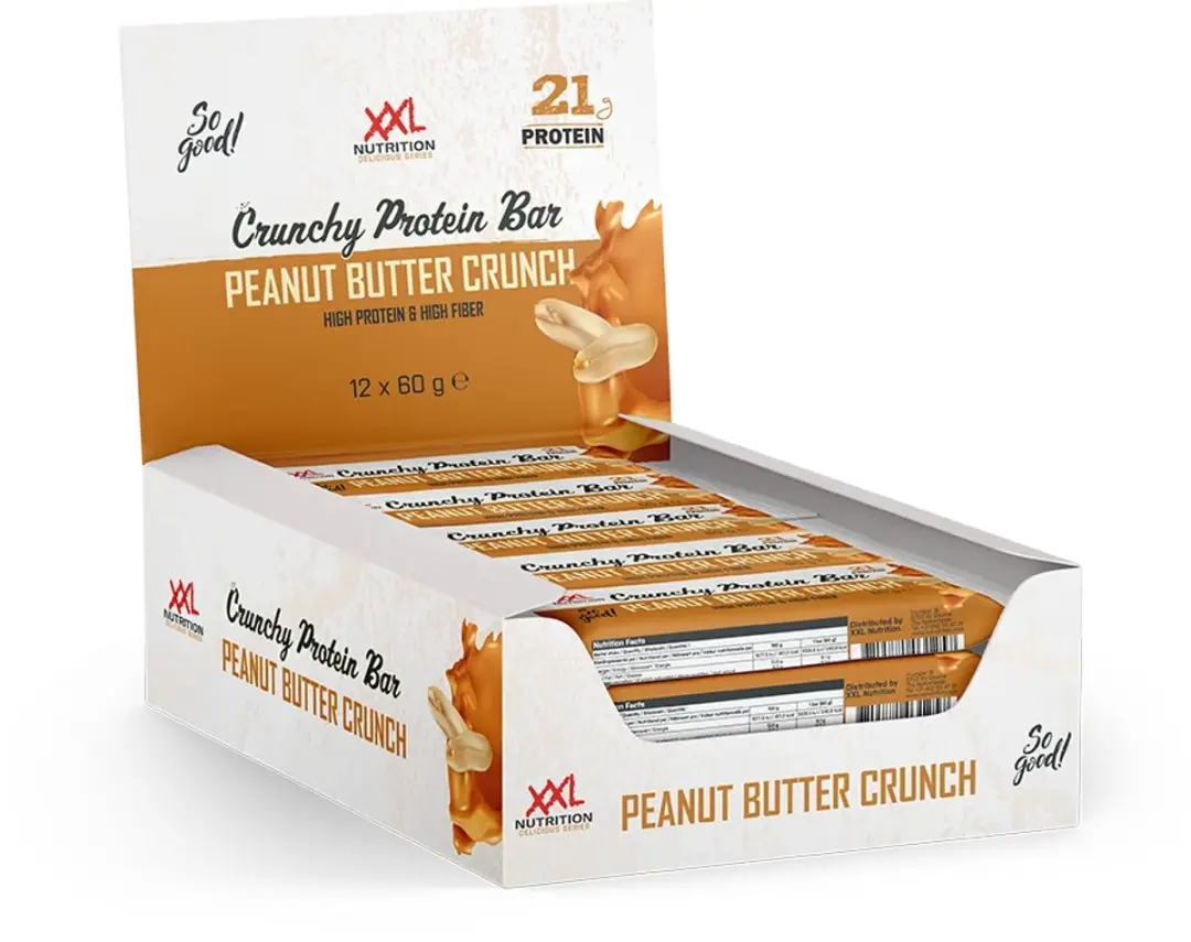 XXL Nutrition Crunchy Protein Bar Peanut Butter Crunch