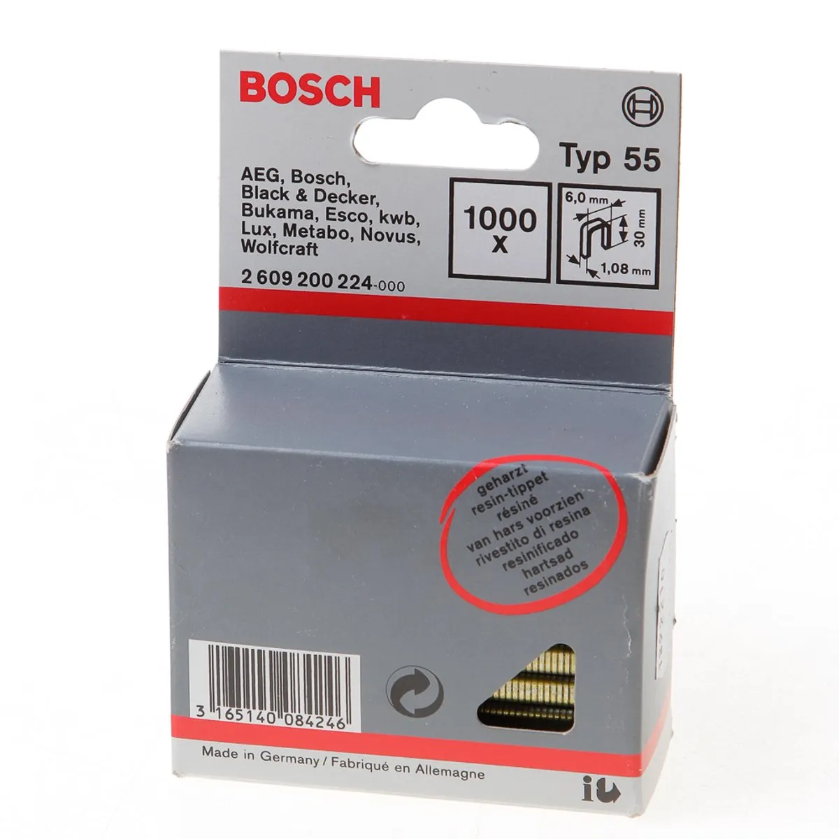 Bosch Nietjes 6x1,08x30mm - 1000 Stuks