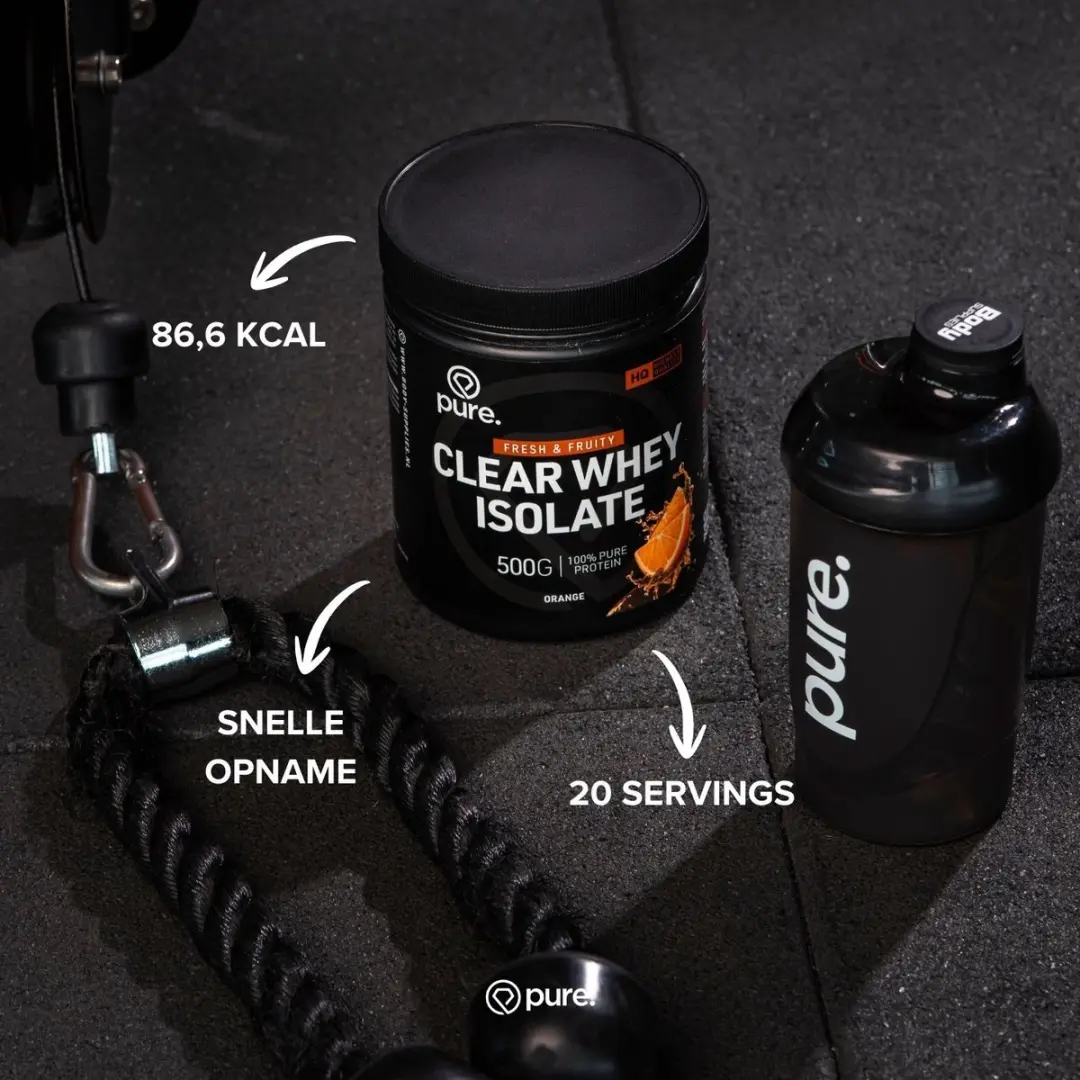 Pure Clear Whey Isolate Eiwitpoeder - 20 Porties 500g - Ice Tea Peach