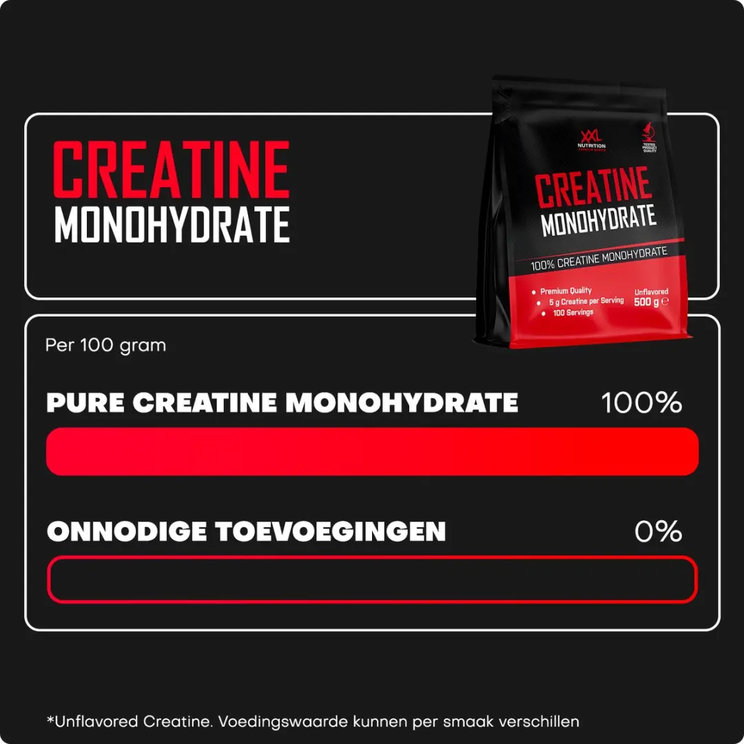 XXL Nutrition Creatine Monohydraat Citroen 500g
