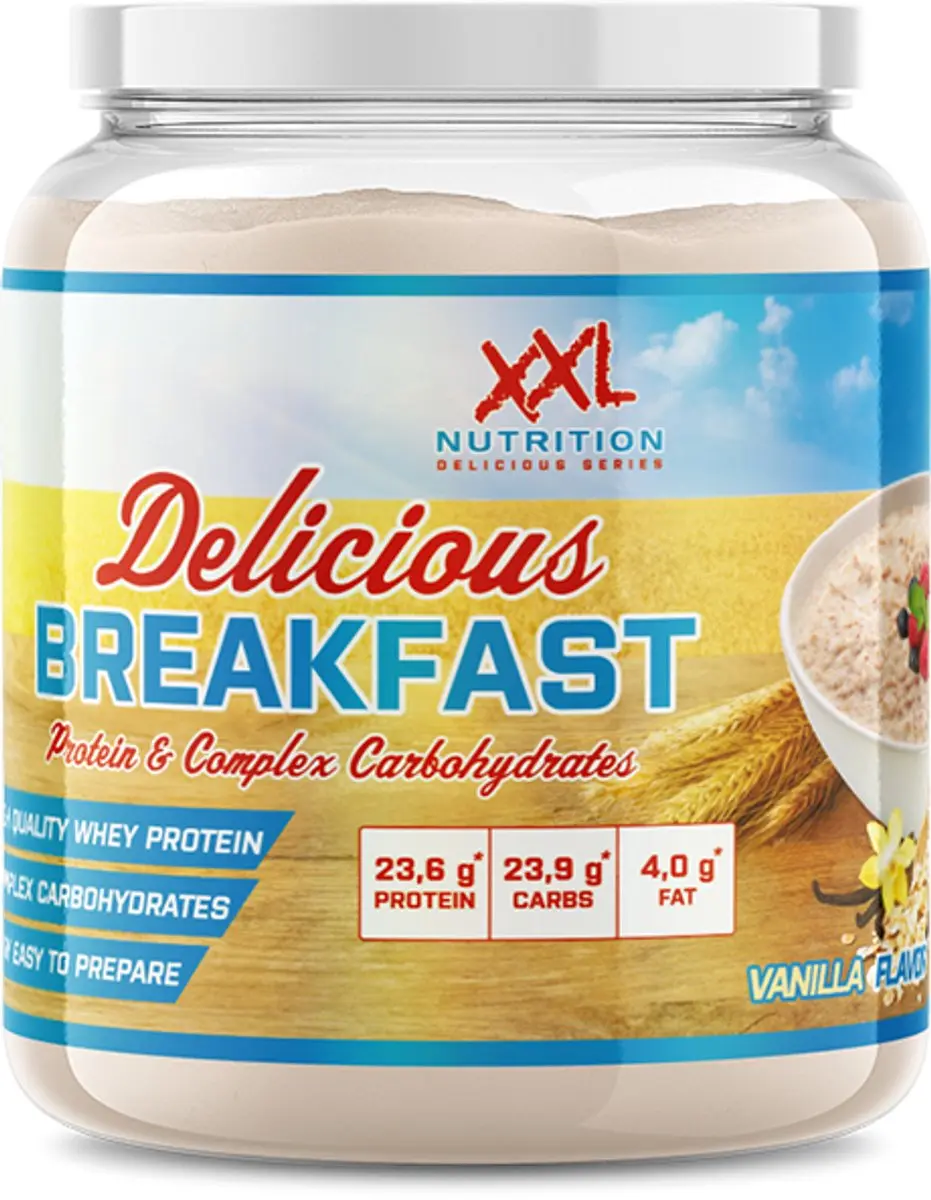 XXL Nutrition Delicious Breakfast Vanille Eiwitontbijt 1000g