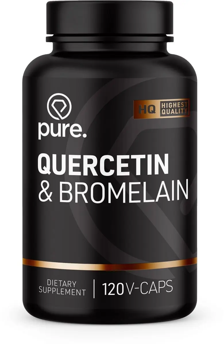 Pure Quercetin & Bromelain 120 V-caps