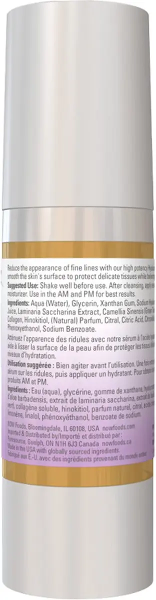Now Foods Hyaluronic Acid Firming Serum 30ml
