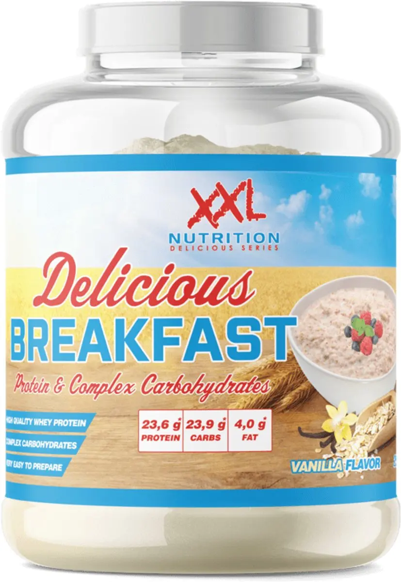 XXL Nutrition Delicious Breakfast Vanille Eiwitontbijt 2500g