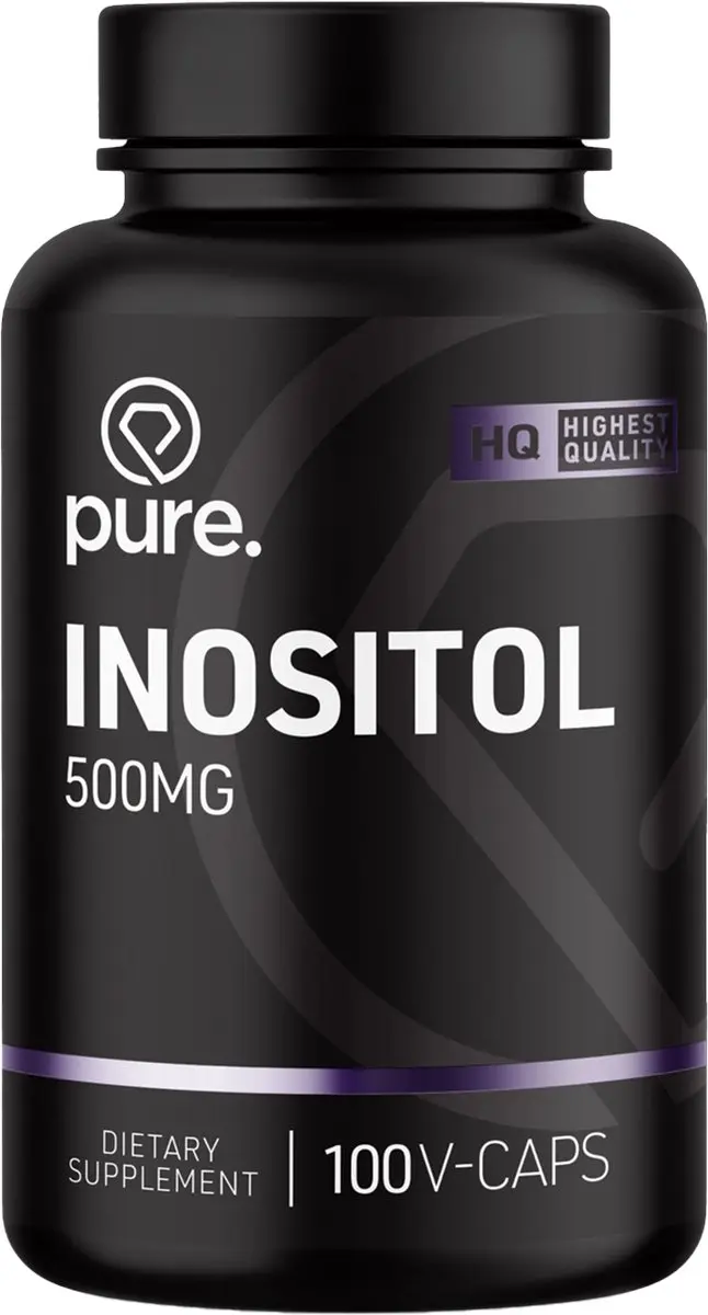 Pure Inositol 500mg Vegan Capsules - 100 Stuks