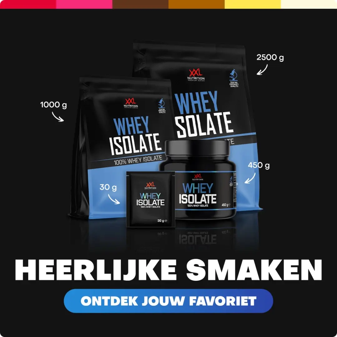 XXL Nutrition Whey Isolate Aardbei 2500g - afbeelding 6 van 6