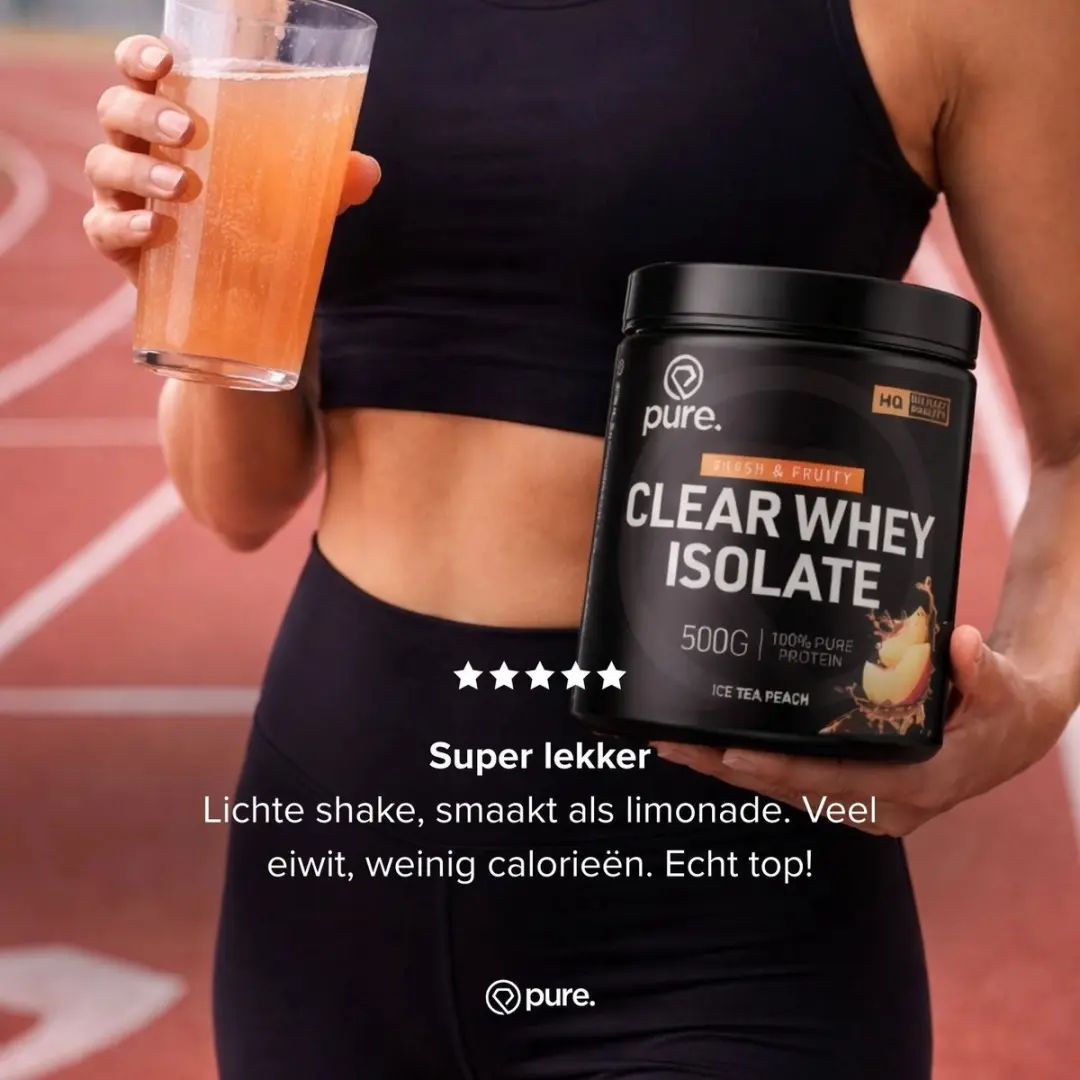 Pure Clear Whey Isolate Eiwitpoeder - 500g - 20 Porties - Orange