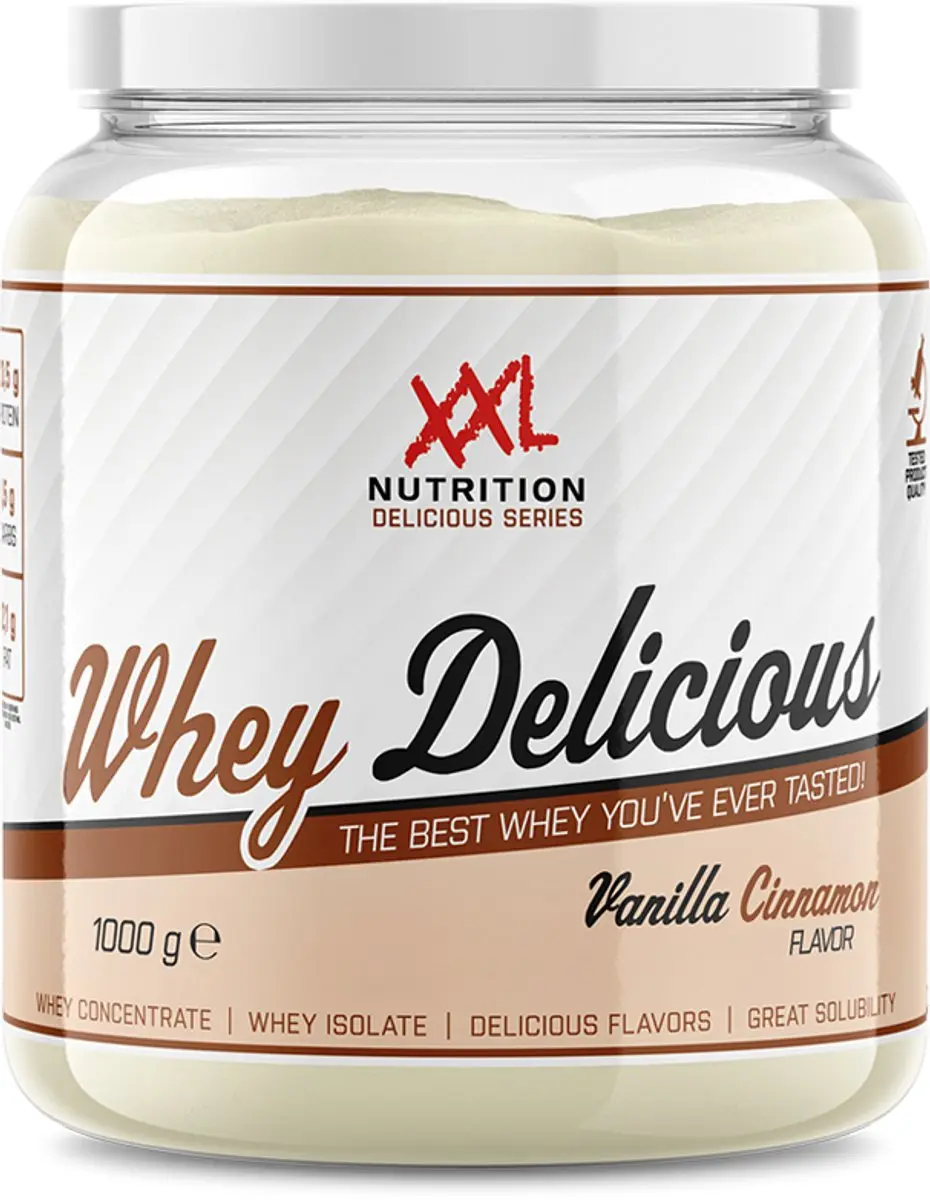 XXL Nutrition Whey Delicious Vanille Kaneel Eiwitpoeder 1000g