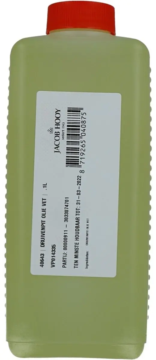 Jacob Hooy Druivenpitolie 1000ml