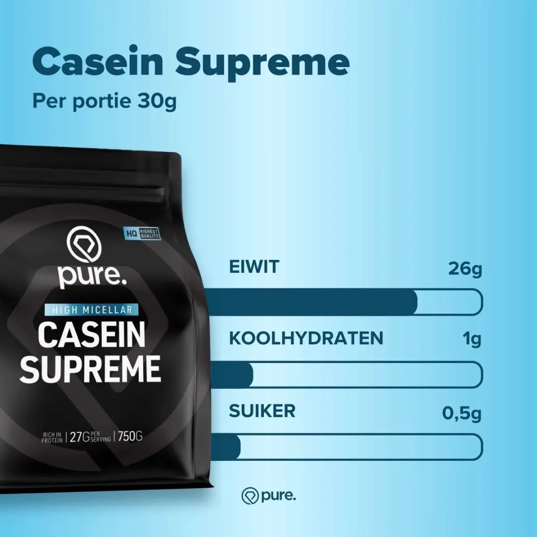 Pure Casein Supreme 2000g Vanille Micellaire Caseïne