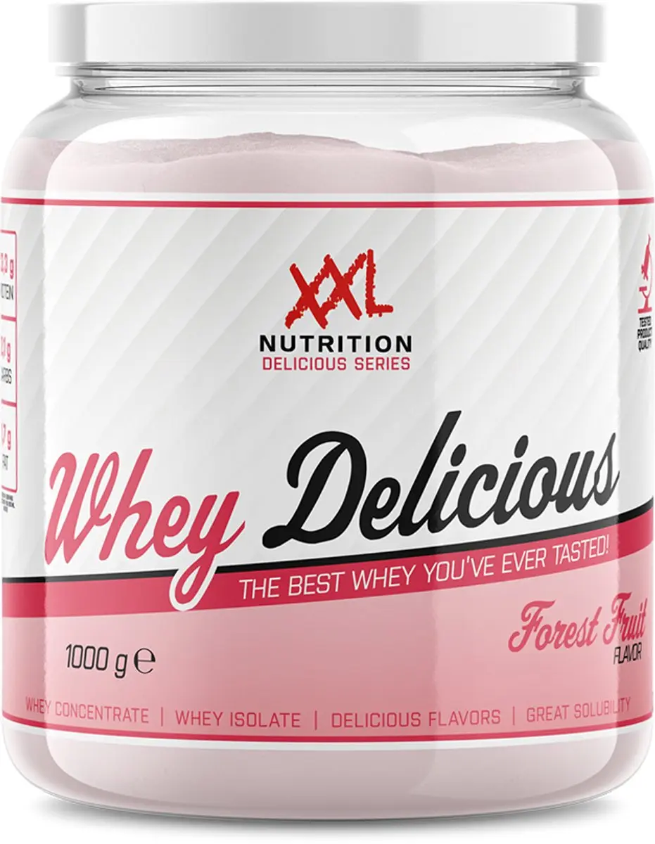 XXL Nutrition Whey Delicious Forest Fruit Eiwitpoeder 1000g