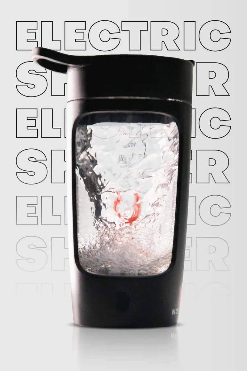 XXL Nutrition Premium Electric Shaker 500ml - Zwart