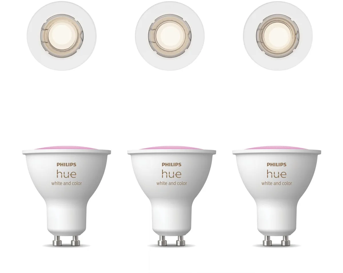 Philips Hue Peridot Set Inbouwspots 3 Stuks