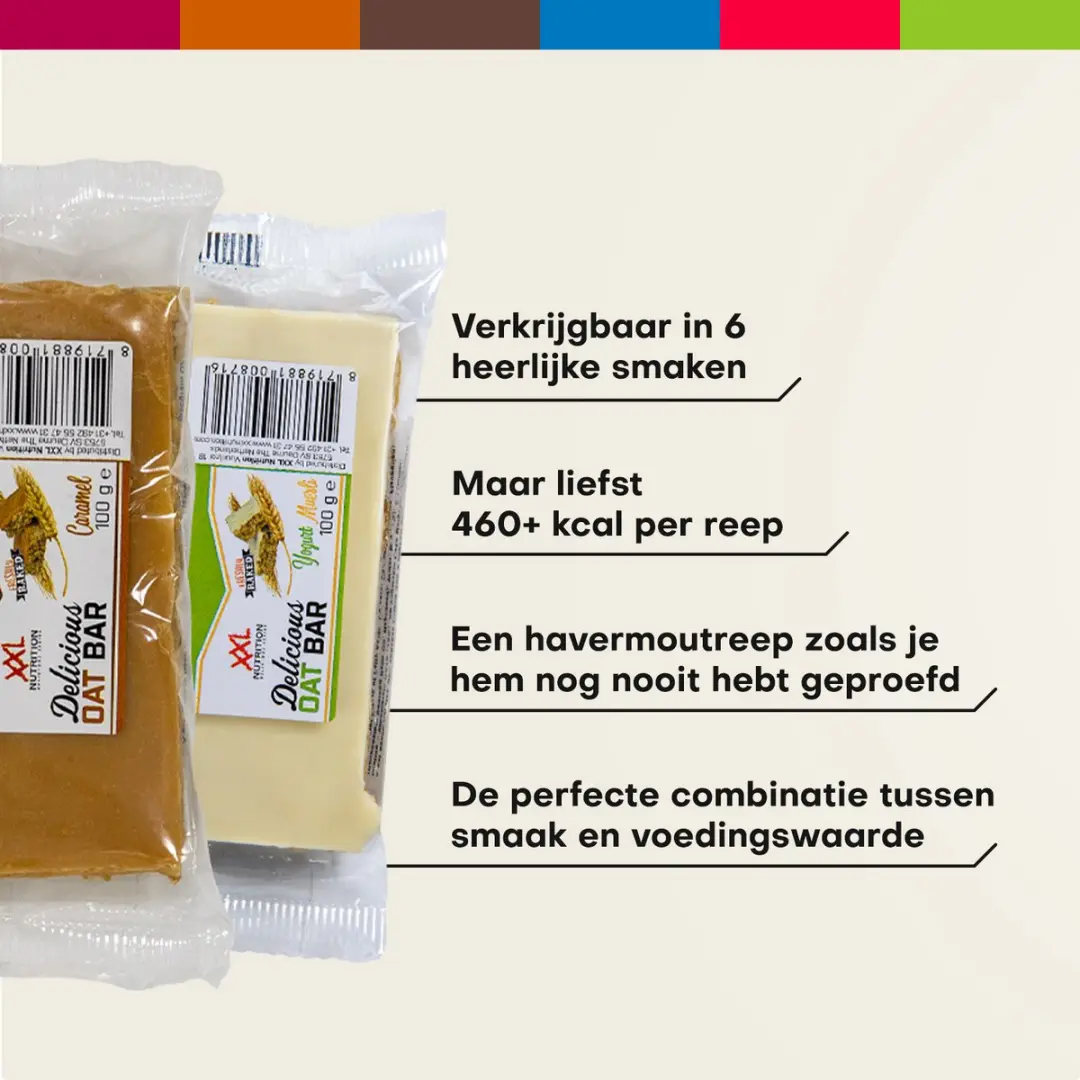 XXL Nutrition Oat Bar Witte Chocolade Kers - 12 Stuks