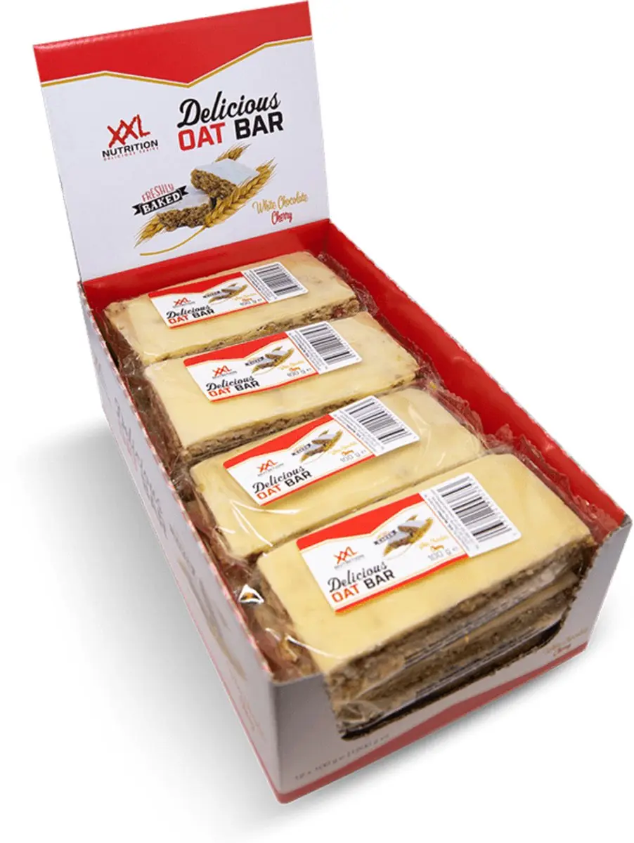 XXL Nutrition Oat Bar Witte Chocolade Kers