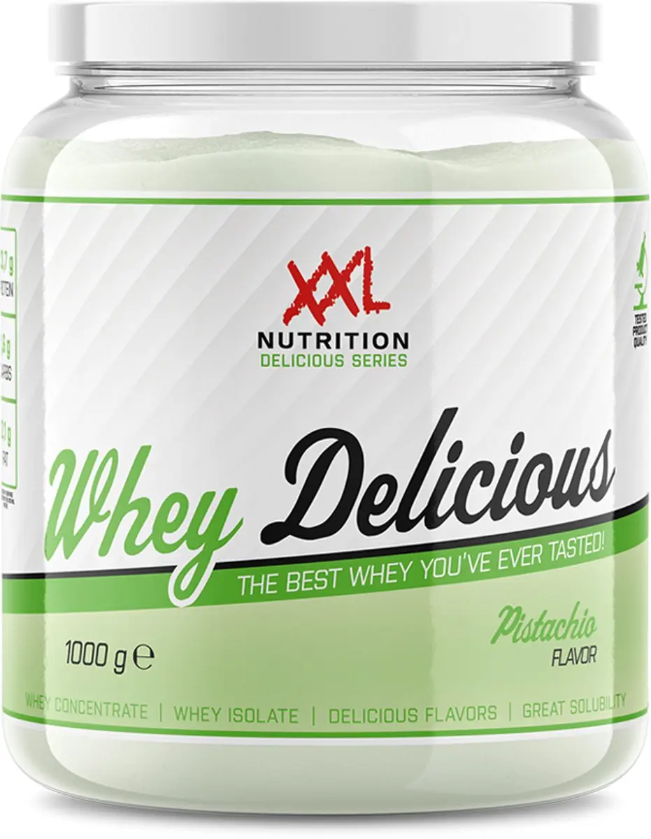 XXL Nutrition Whey Delicious Pistache Eiwitpoeder 1000g