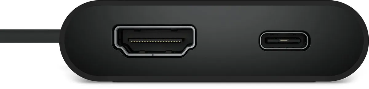 Dell DA225 USB 3.2 Gen 1 Type-C Kabel - Zwart