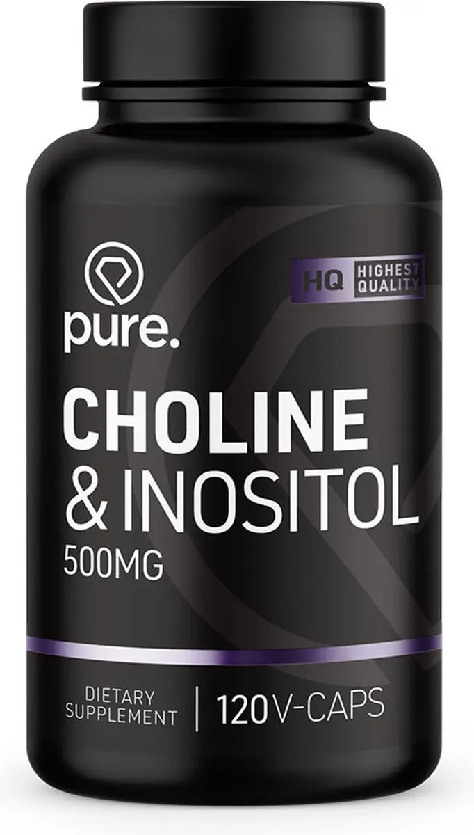 Pure Choline & Inositol 250mg - 120 Capsules