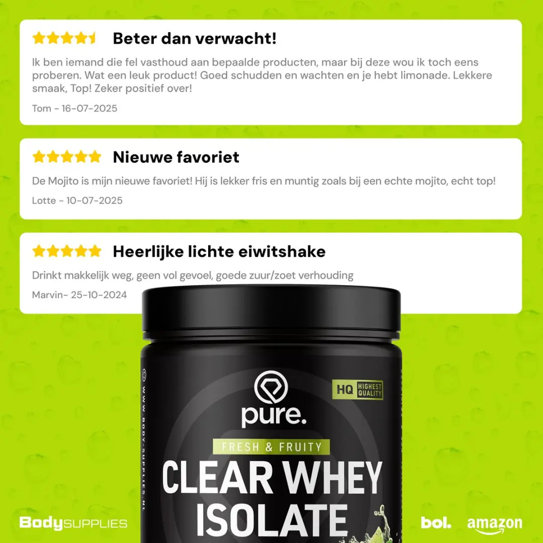 Pure Clear Whey Isolate Limonade Mojito 500g
