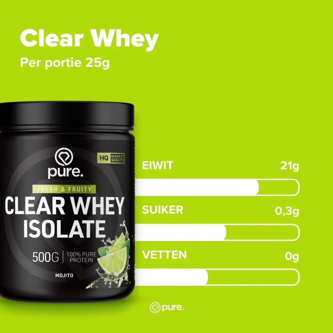 Pure Clear Whey Isolate Limonade Mojito 500g