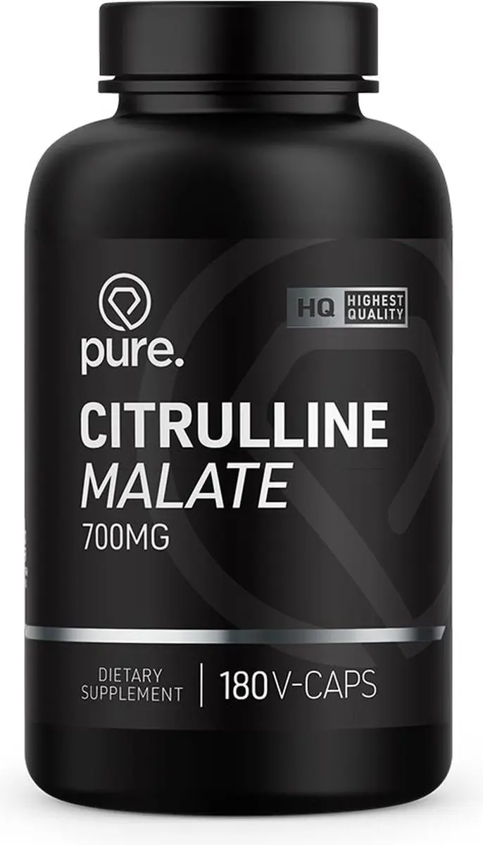 Pure Citrulline Malate 700mg - 180 Vegan Capsules