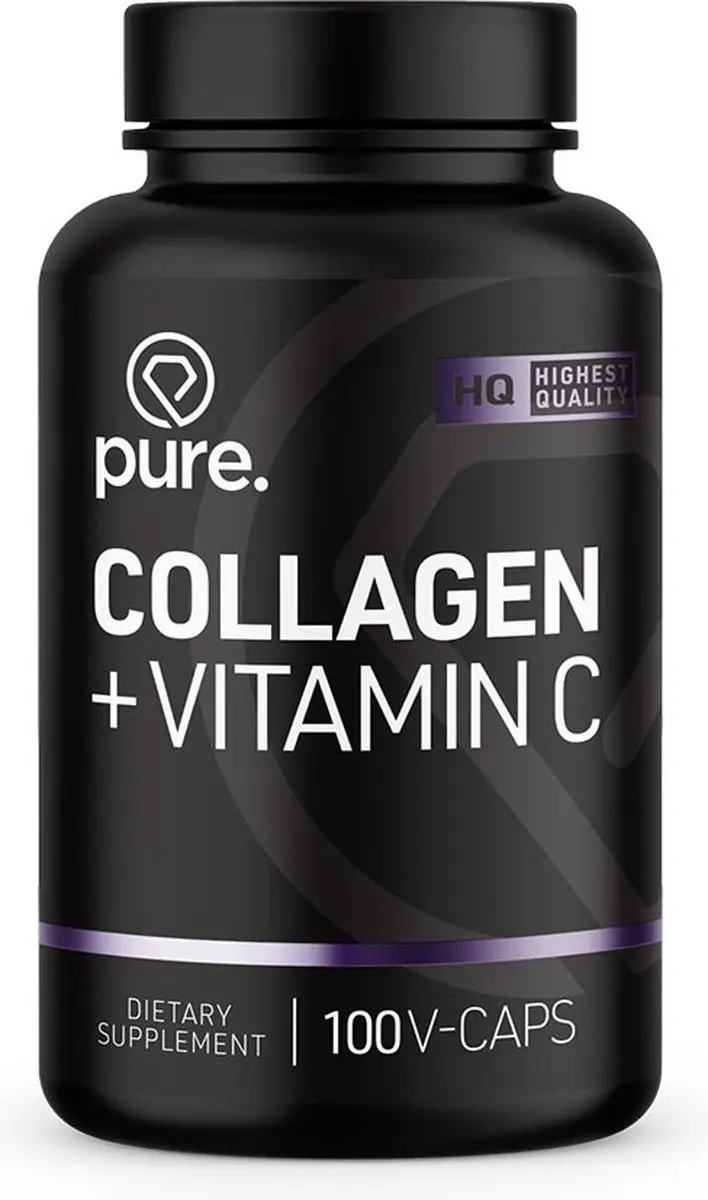 Pure Collageen + Vitamine C Poeder 500g - 30 Porties - Orange