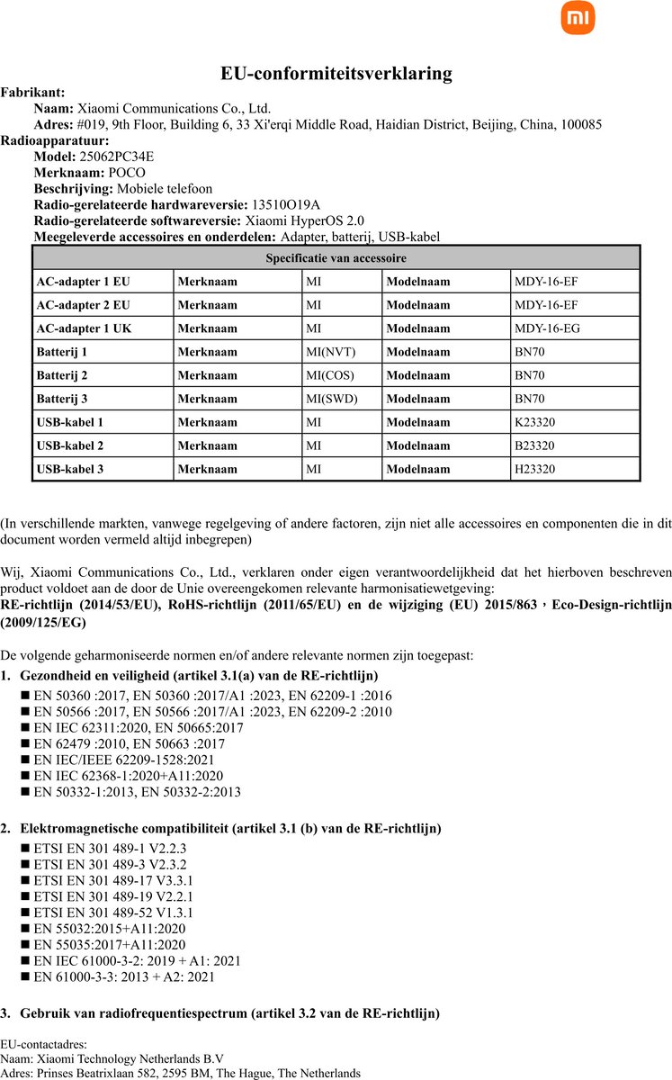 Xiaomi POCO M7 6GB 128GB Blauw