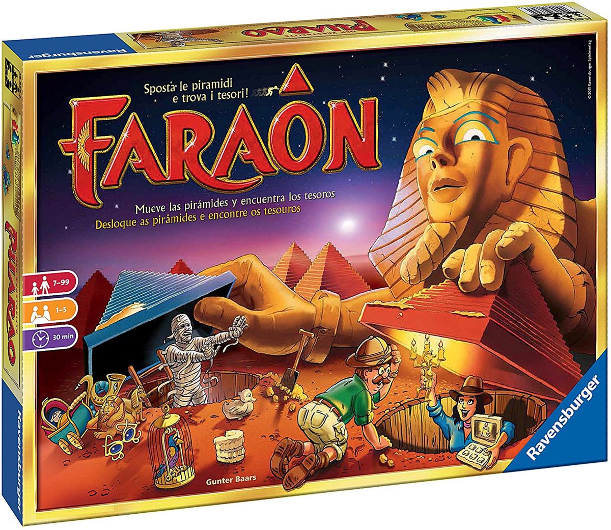 Ravensburger Faraon Bordspel Reizen/avontuur