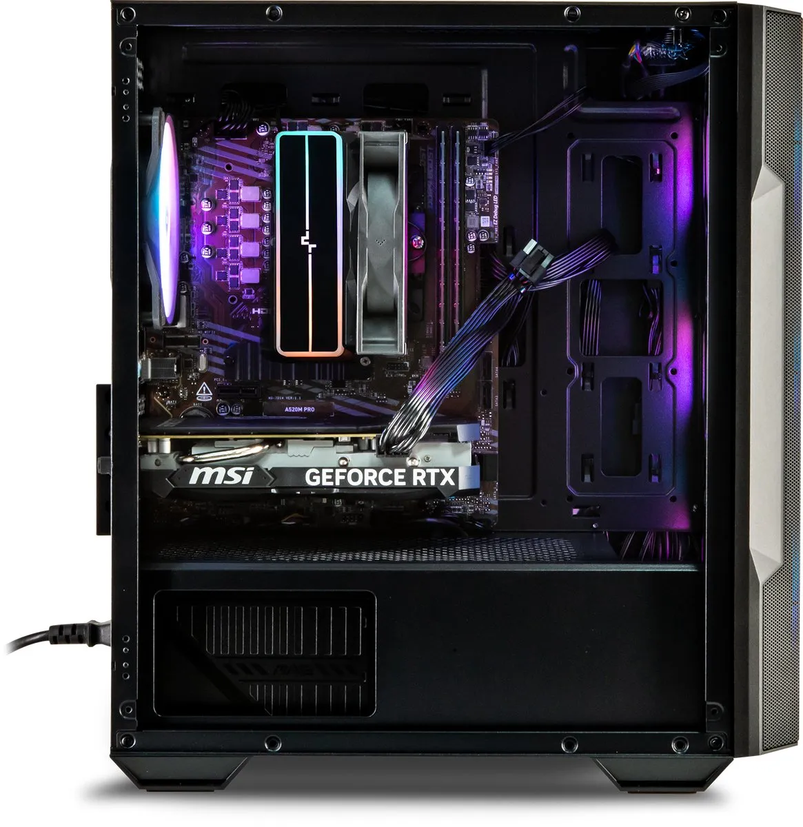 MSI Gaming PC RTX 5060 Ti Ryzen 7 5700X 16GB DDR4 1TB SSD