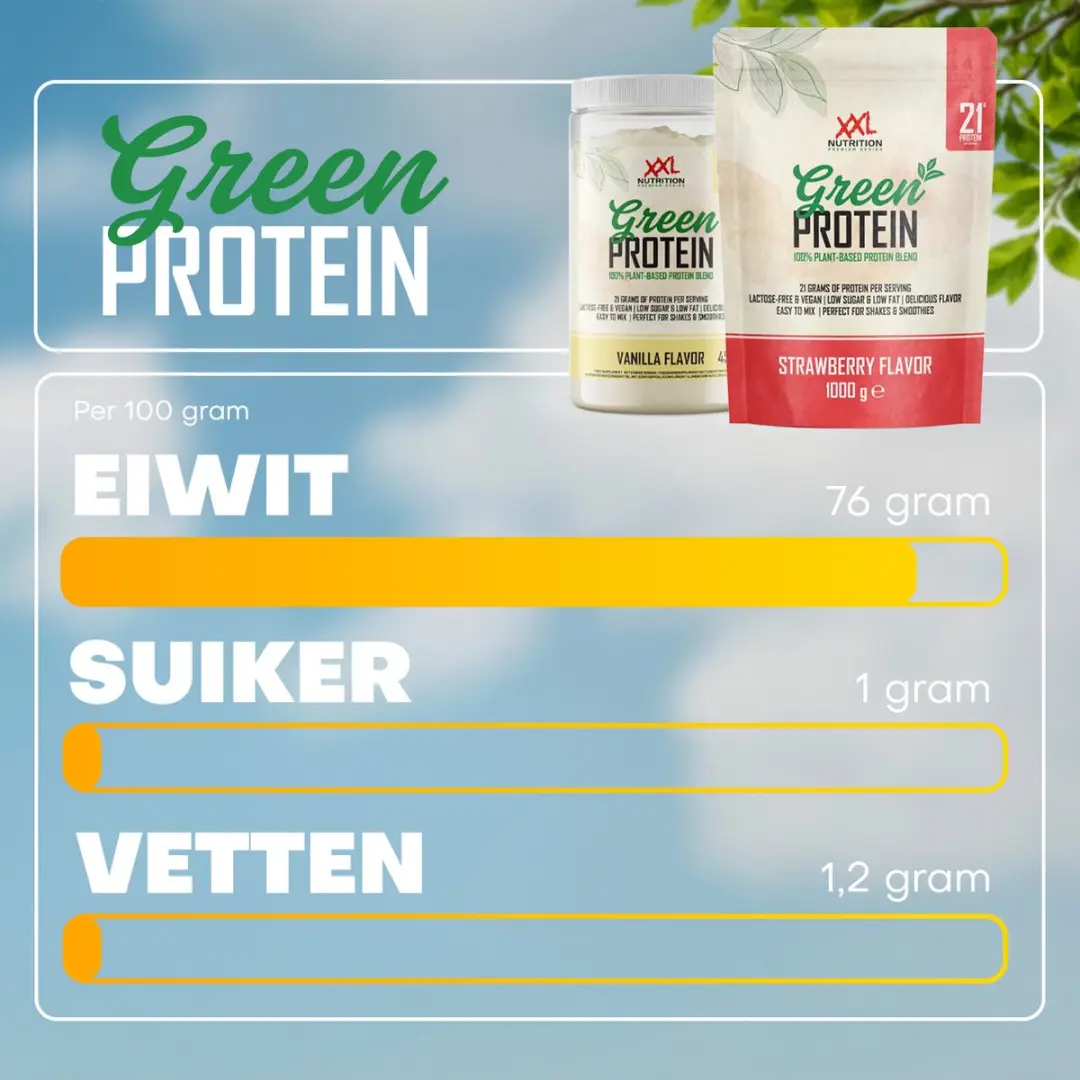 XXL Nutrition Green Protein Vegan Chocolade 450g