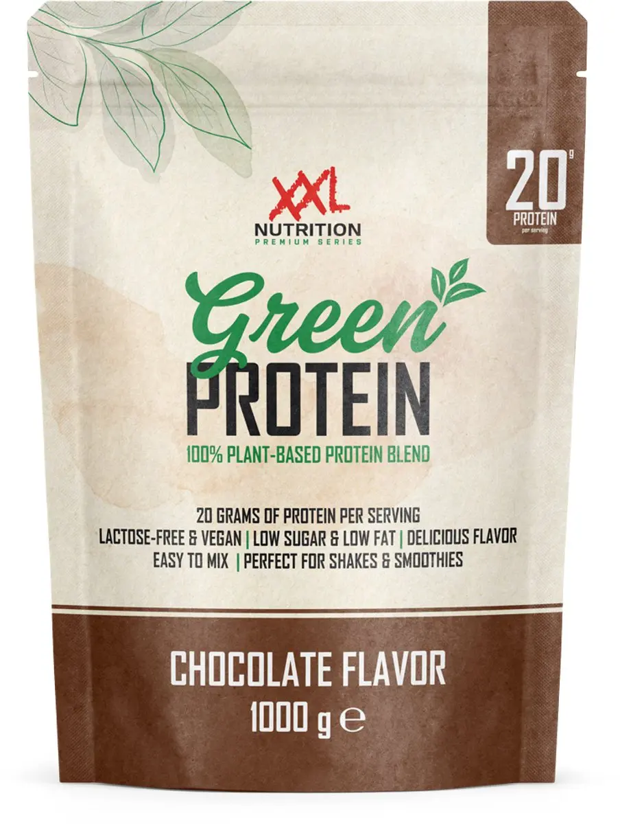XXL Nutrition Green Protein Vegan Chocolade 450g