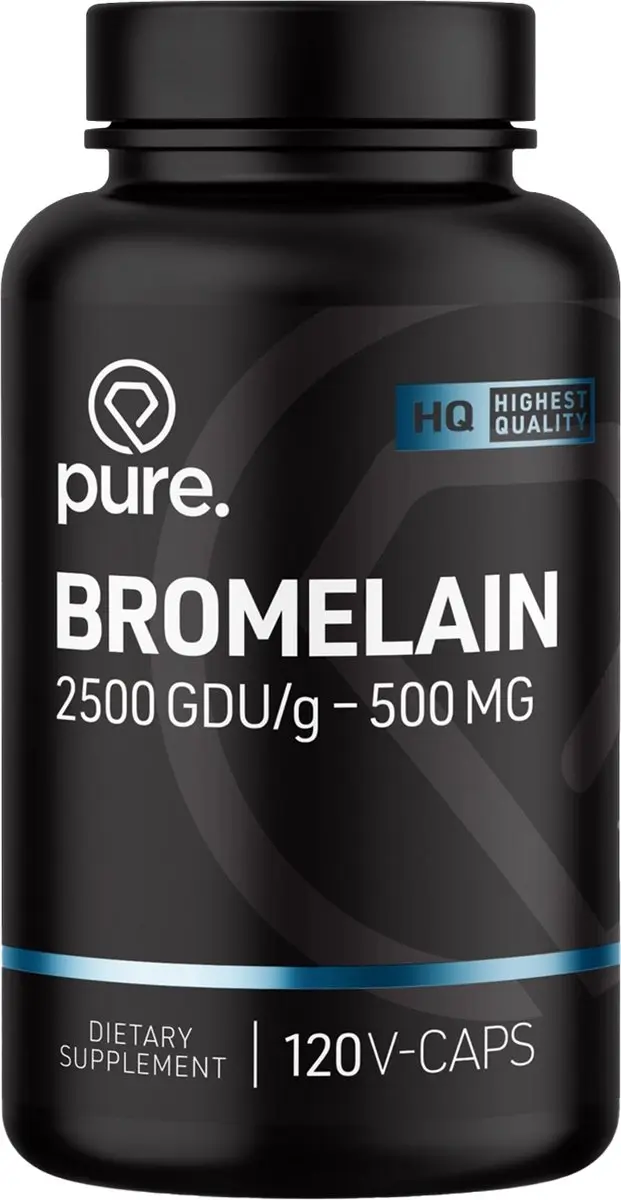 Pure Bromelain 500mg Vegan - 120 Capsules