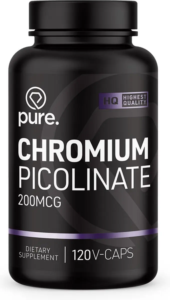 Pure Chromium Picolinate 200mcg - 120 Vegan Capsules