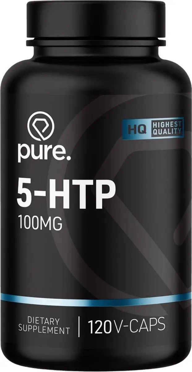 Pure 5-HTP 120 V-caps - 100mg - Vegan