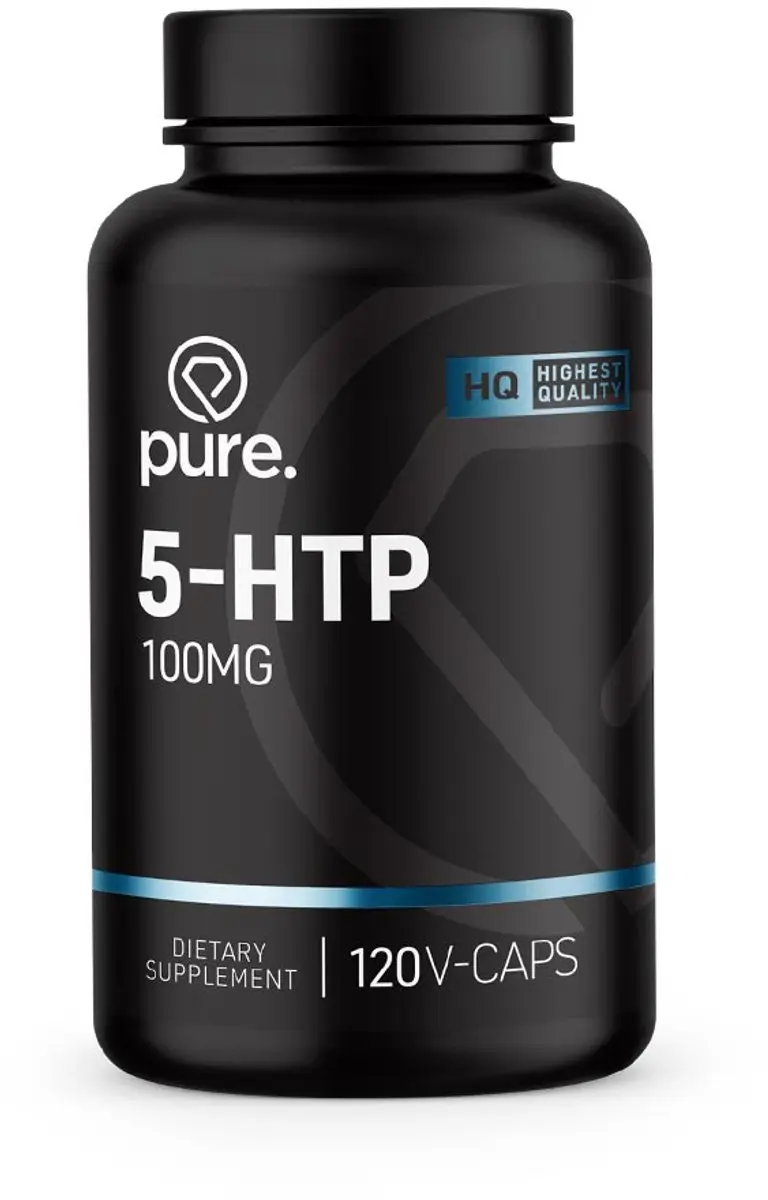 Pure 5-HTP 120 V-caps - 100mg - Vegan