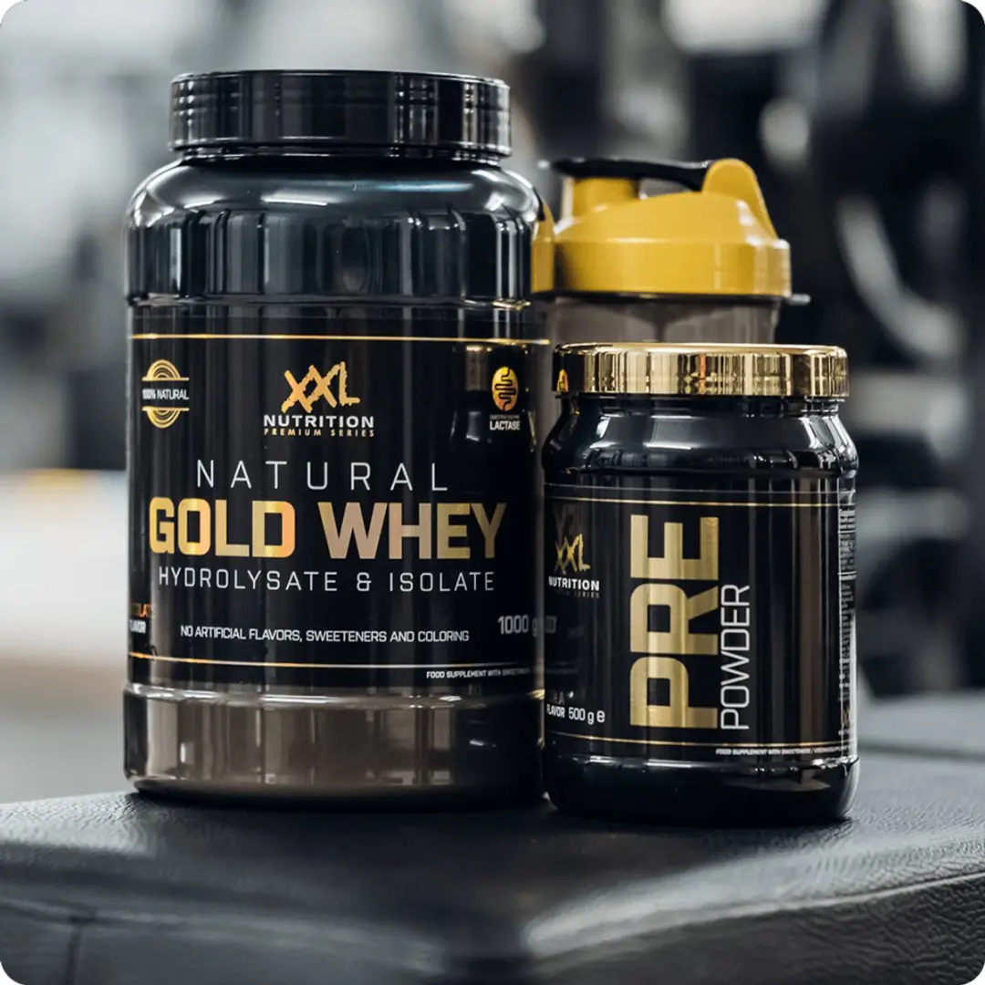 XXL Nutrition Natural Gold Whey Chocolade - 1000g