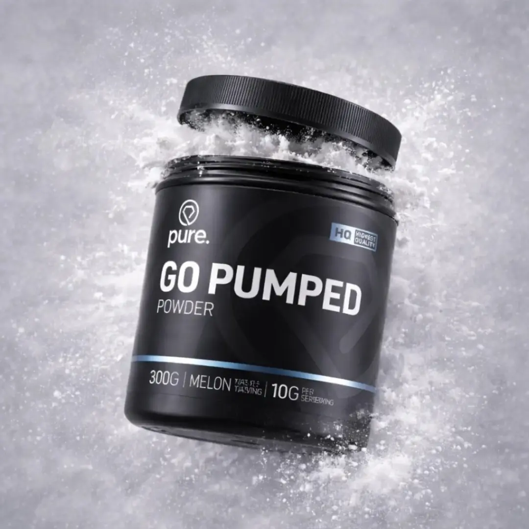 Pure Go Pumped Powder Fruit Punch 300g - 30 Doses