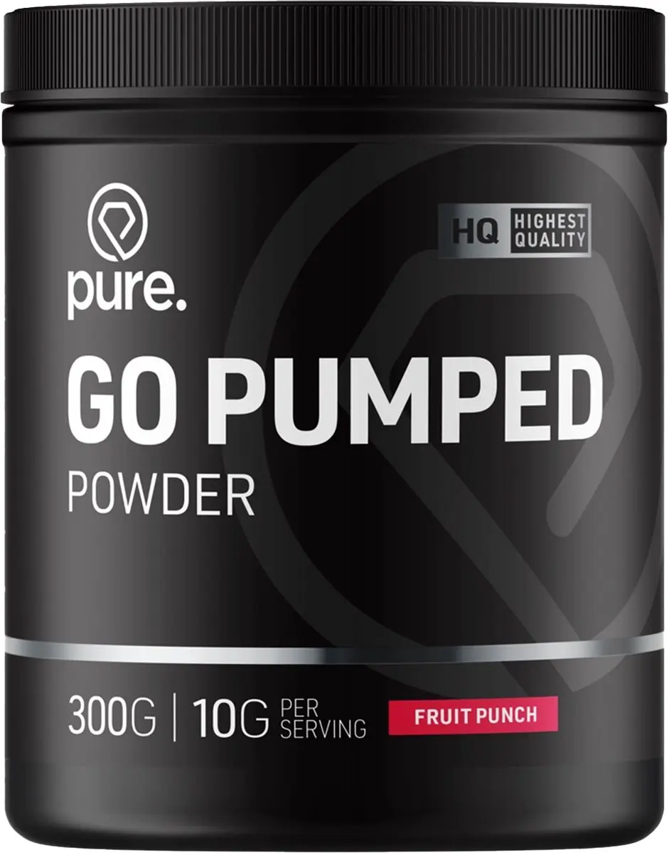 Pure Go Pumped Powder Fruit Punch 300g