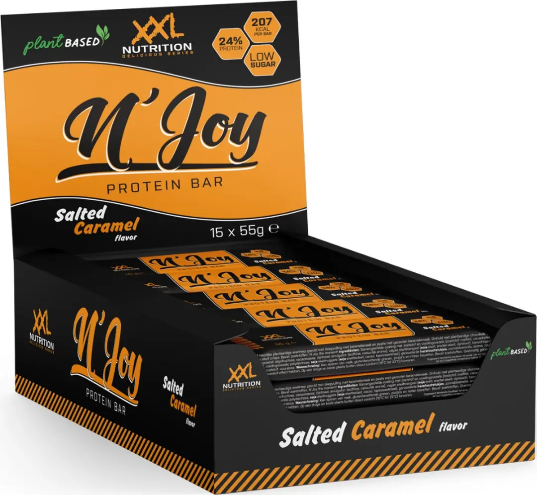 XXL Nutrition N'Joy Vegan Protein Bar Salted Caramel