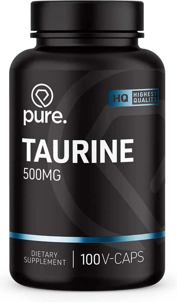 Pure Taurine 100 Capsules - 500mg