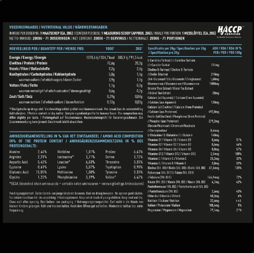 Pure Slim Protein Shake Chocolade 2000g