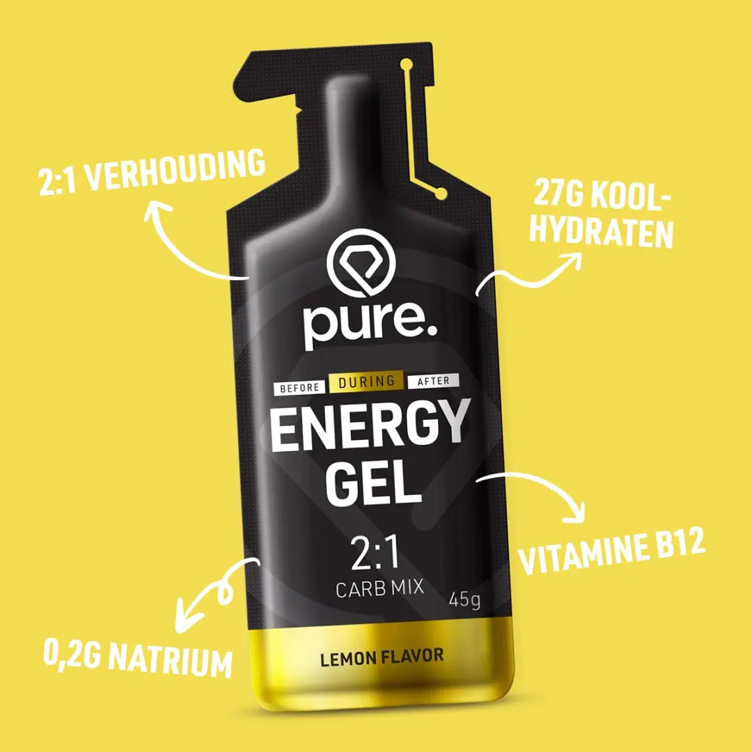 Pure Energy Gel 12 Zakjes - 540g Lemon