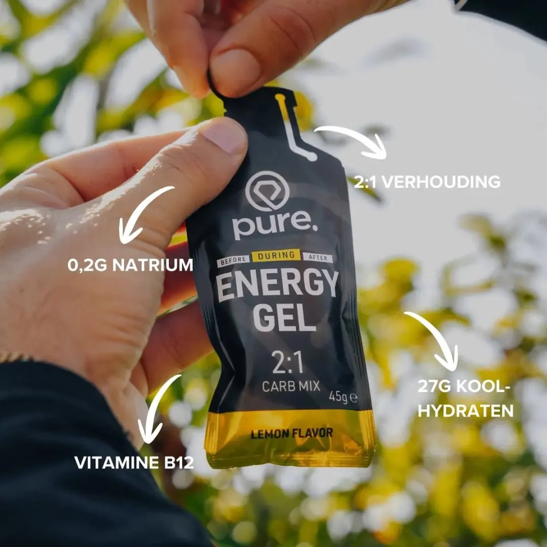 Pure Energy Gel 12 Zakjes - 540g Lemon