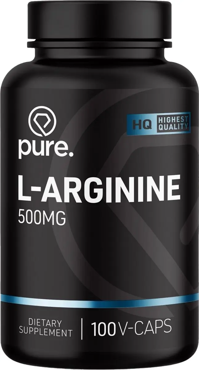 Pure L-Arginine 500mg Vegan Voedingssupplement