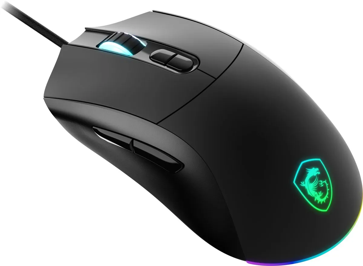 MSI FORGE GM320 Gaming Muis - 12800 DPI - Zwart