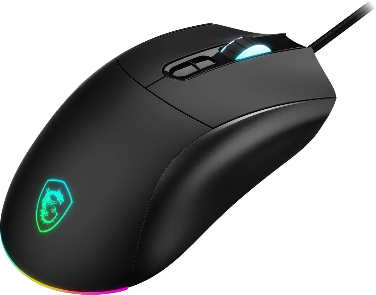 MSI FORGE GM320 Gaming Muis - 12800 DPI - Zwart - afbeelding 6 van 6
