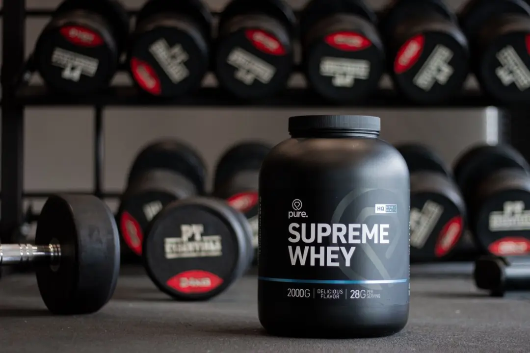 Pure Supreme Whey Eiwitpoeder Peach Mango 2000g - Koolhydraatarm